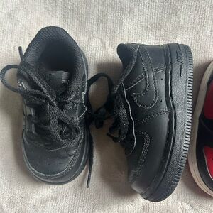 Toddler Black Nike Airforce 1